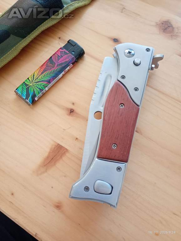 Foto inzerátu Nůž vystřelovací AK47 s pouzdrem . 27cm 
