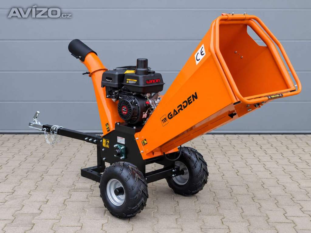 Foto inzerátu Benzínový štěpkovač TB Garden GS1500 15 HP 12 cm