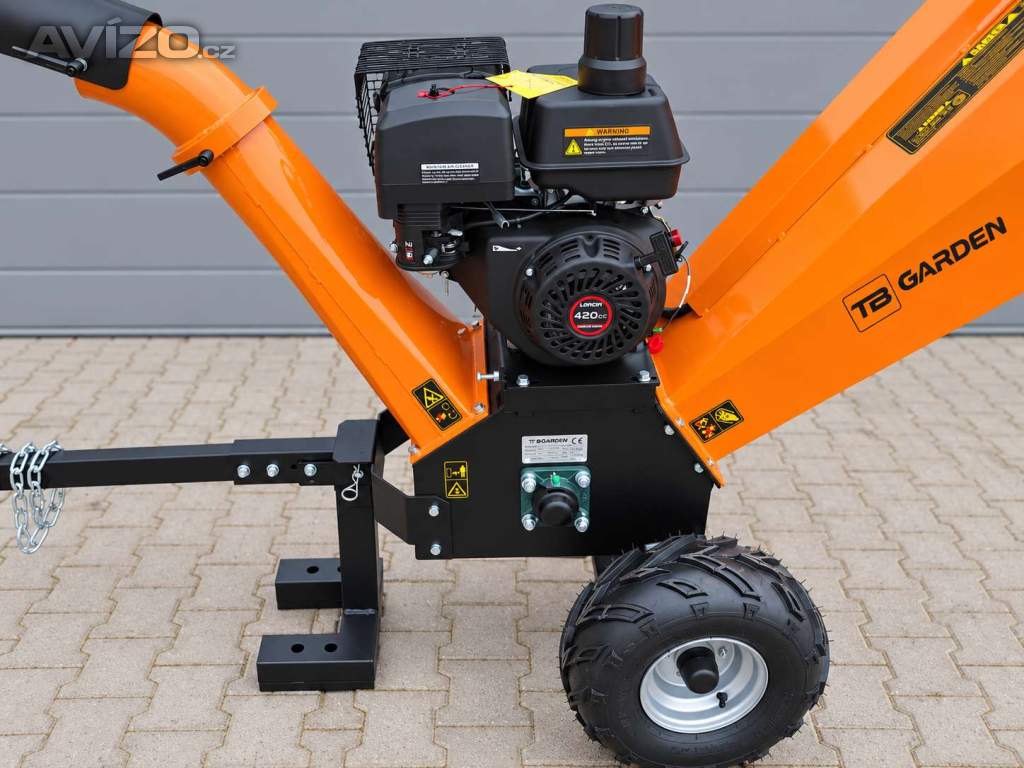 Foto inzerátu Benzínový štěpkovač TB Garden GS1500 15 HP 12 cm