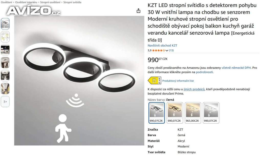 Foto inzerátu 310 - LED světlo - 3 kruhy