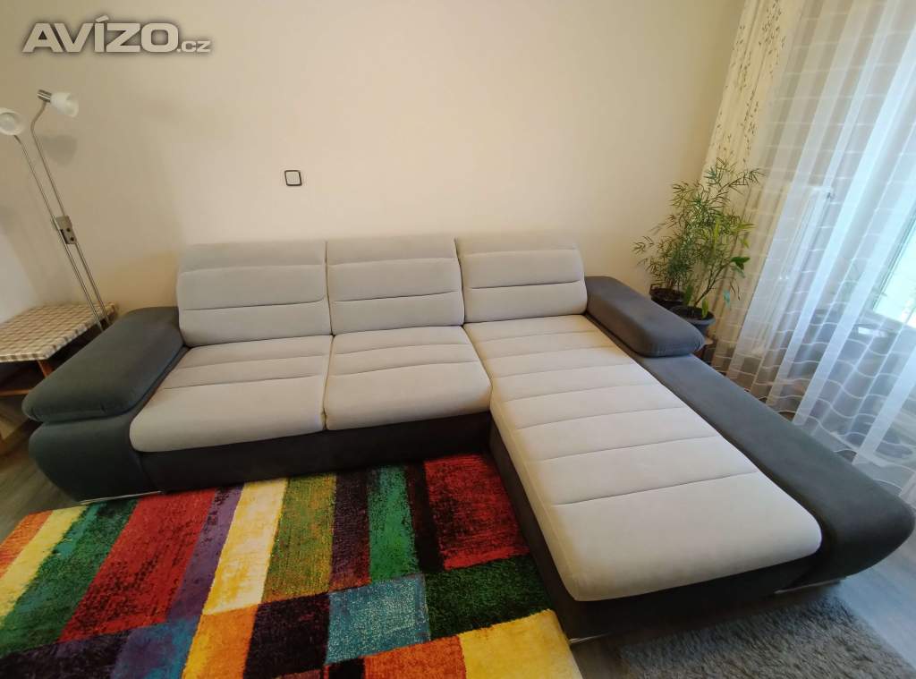 Foto inzerátu Sedačka do L rozkládací s úložným prostorem