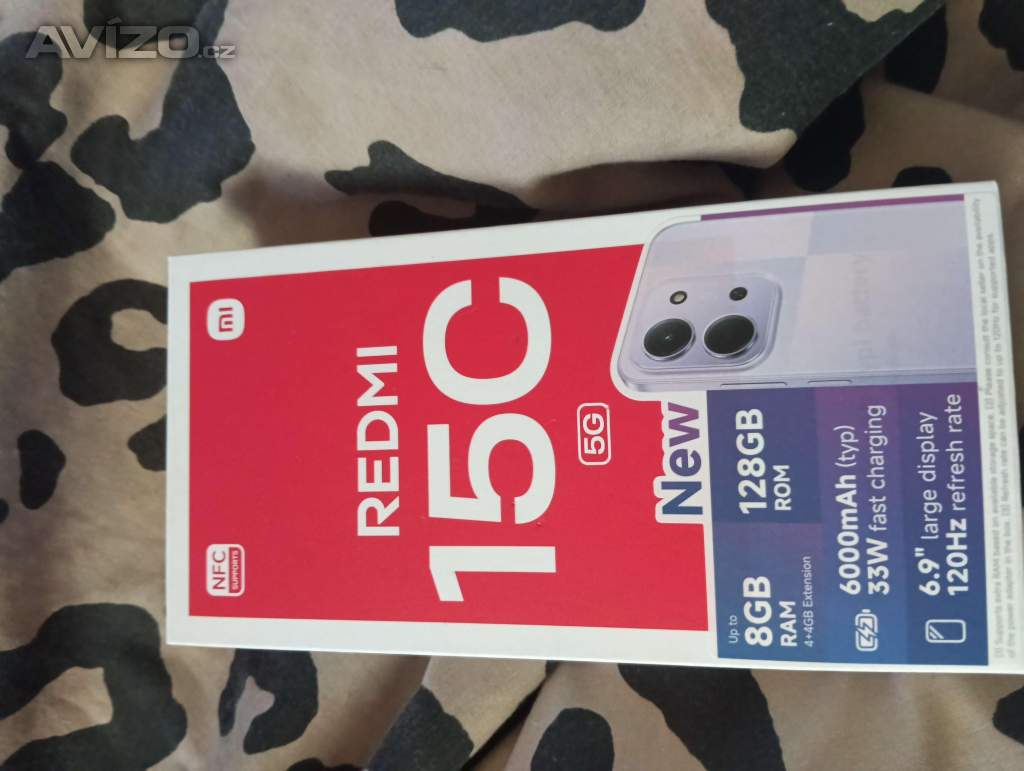 REDMI 15C 128GB 8RAM NOVY.