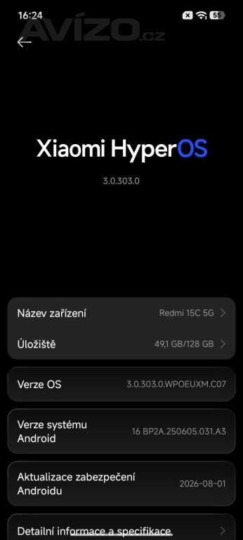 Foto inzerátu REDMI 15C 128GB 8RAM NOVY.
