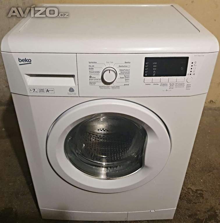 PRACKA BEKO,BOCNI PLNENI,7KG,PLNE FUNKCNI,TRIDA A+++,1200 OT.