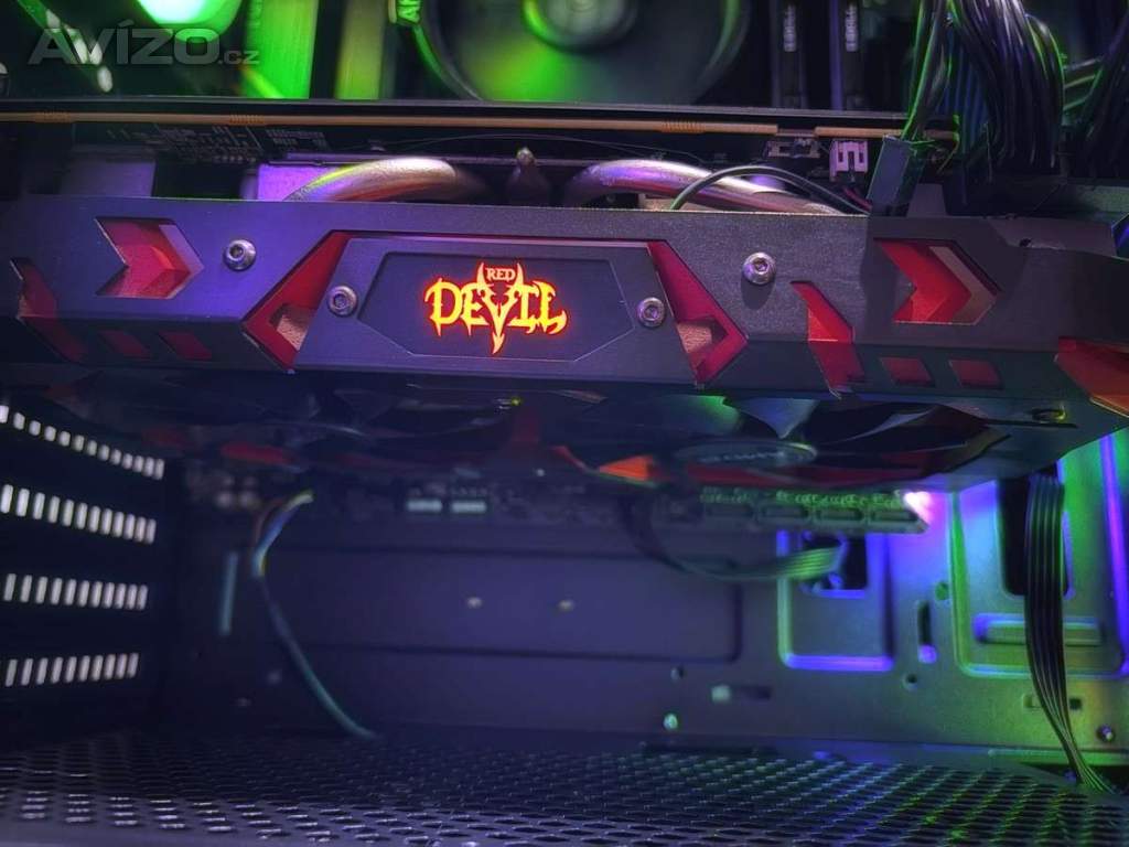 Foto inzerátu Herní PC Ryzen 5 | RX580 8GB | 16GB RAM| NVME | ARGB | WiFi+BT | ZÁRUKA
