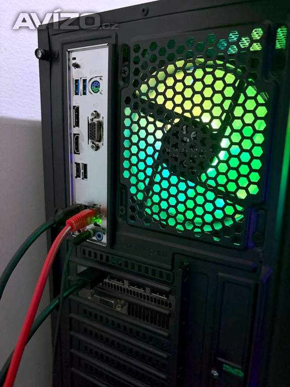 Foto inzerátu Herní PC Ryzen 5 | RX580 8GB | 16GB RAM| NVME | ARGB | WiFi+BT | ZÁRUKA