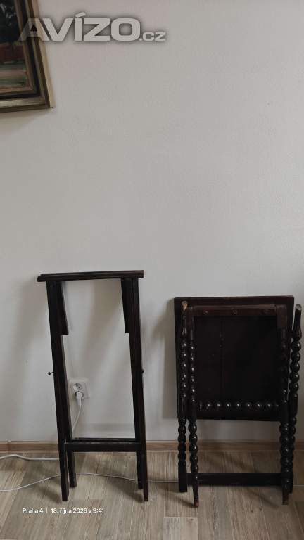 Foto inzerátu Vyřezávaná dřevěná truhla s podstavcem (cena za 1 ks)