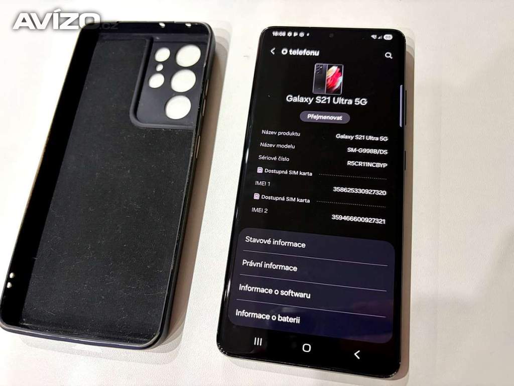 Foto inzerátu Samsung Galaxy S21 Ultra 5G – 16 GB RAM / 512 GB – Dual SIM