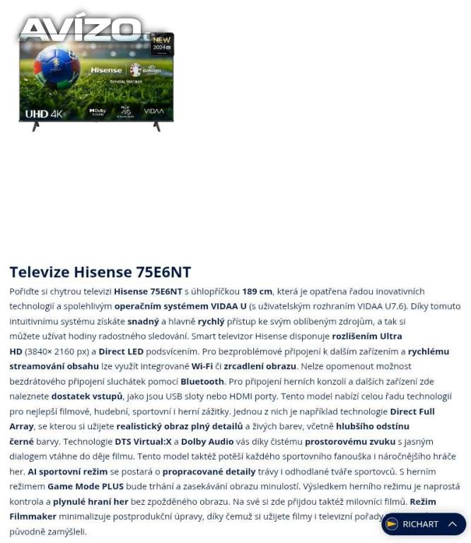 Smart TV Hisense 