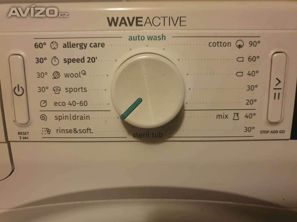 Foto inzerátu PRACKA GORENJE WE 723,BOCNI PLNENI,7KG,DISPLEJ,PLNE FUNKCNI,1200 OT 
