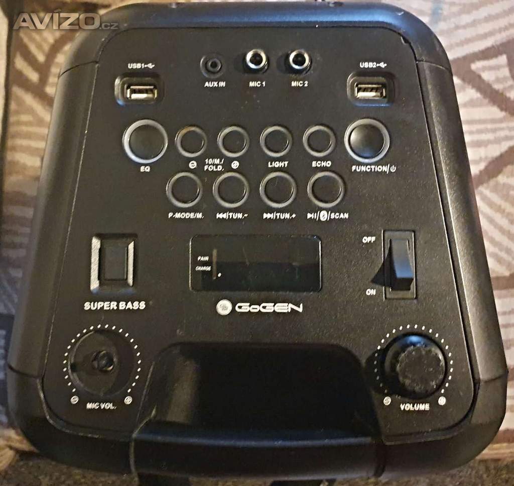Foto inzerátu REPROBOX GoGEN BPS 686X,CERNY,NA DILY,NEFUNKCNI,JDE ZAPNOUT