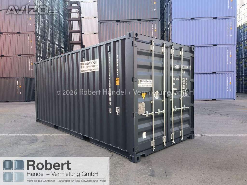 Nový,Lodní 20 ft kontejner,skladový,materialný, sklad, zahrada