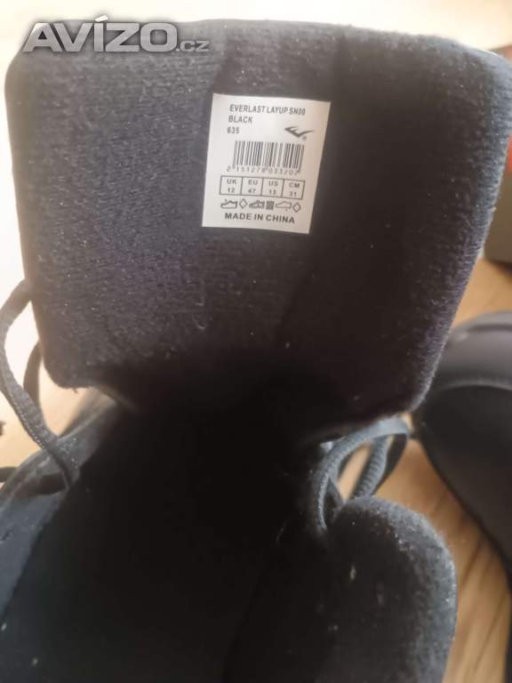 Foto inzerátu  Úplne nové tenisky Everlast Layup (veľkosť 47 / 31 cm) – v záruke