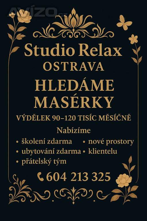 Foto inzerátu Erotická masáž - Přijmeme masérku
