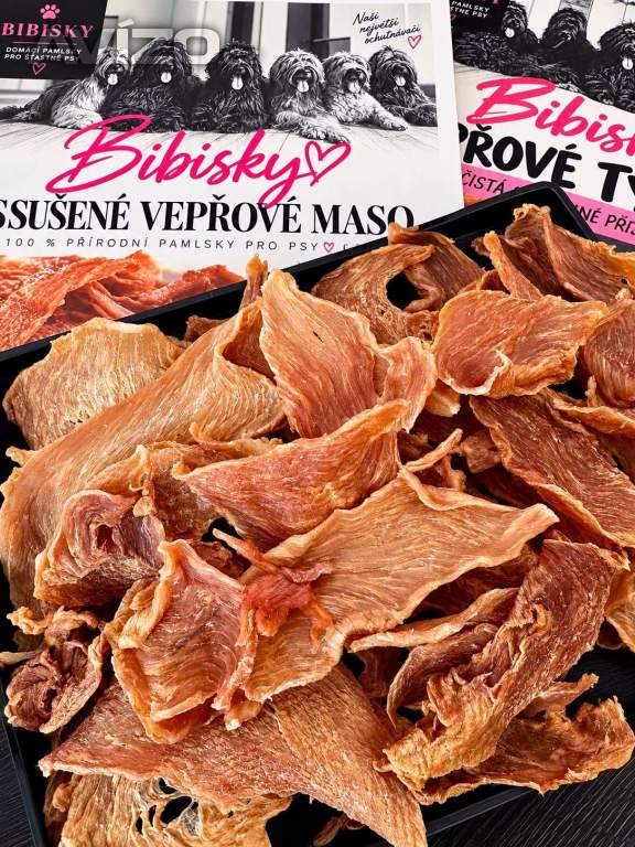 Foto inzerátu Ochutnávkový box pro psy Bibisky – 3 druhy pamlsků, 250 g