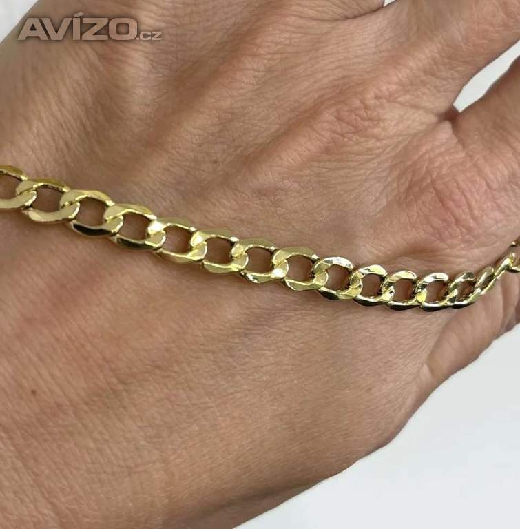 Foto inzerátu Krásny zlatý náramok v klasickom motíve Pancier - Korai