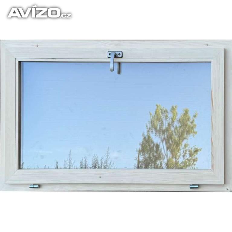 Okno 80x50cm š/v sklopné, masiv, ditherm