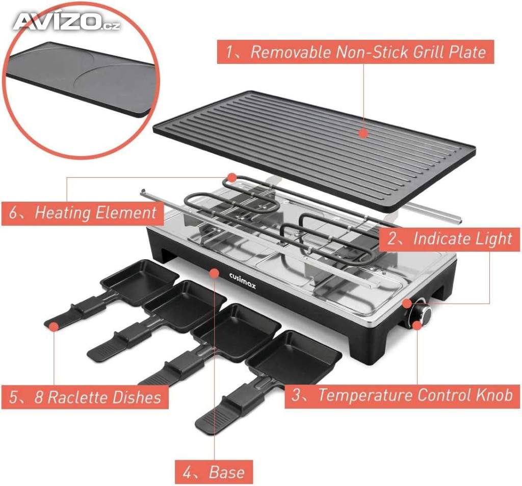 Foto inzerátu Grill Cusimax CMRC-300 1500 W