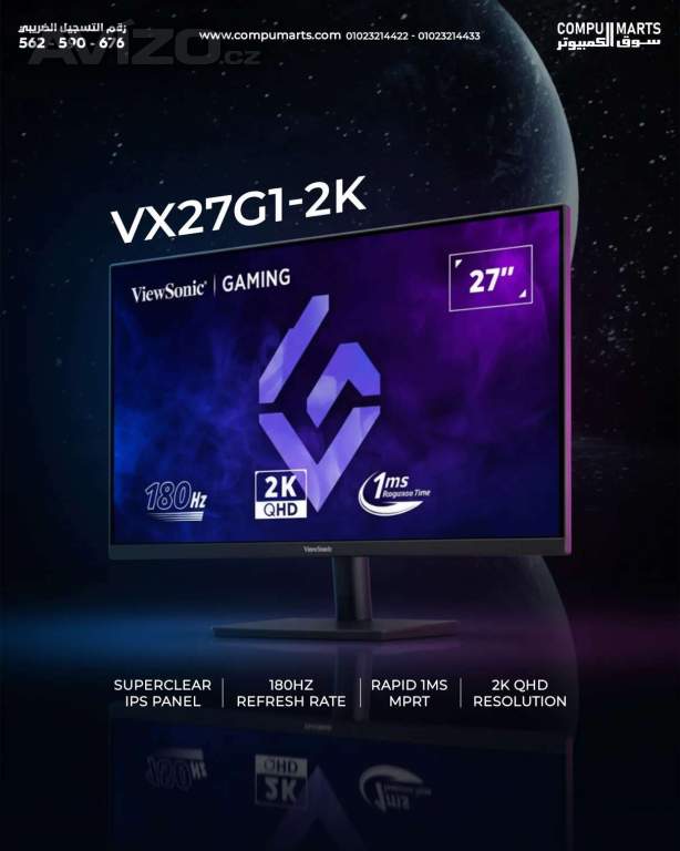Foto inzerátu Herní 27 ViewSonic VX27G1-2K Gaming,záruka 