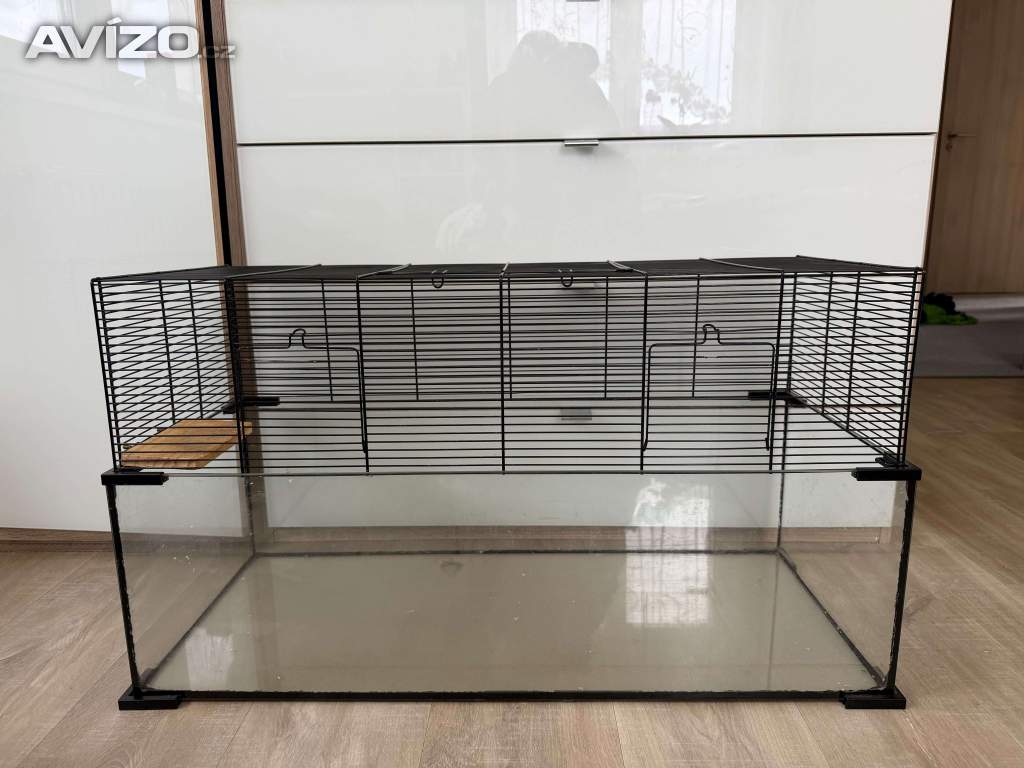 Foto inzerátu Klec se skleněným dnem 80x32x45 cm