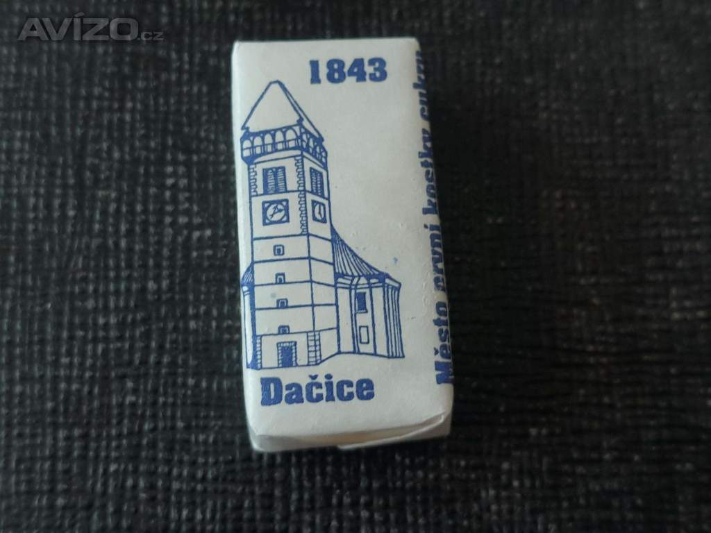 Dačice 1843 - kostkový balený cukr