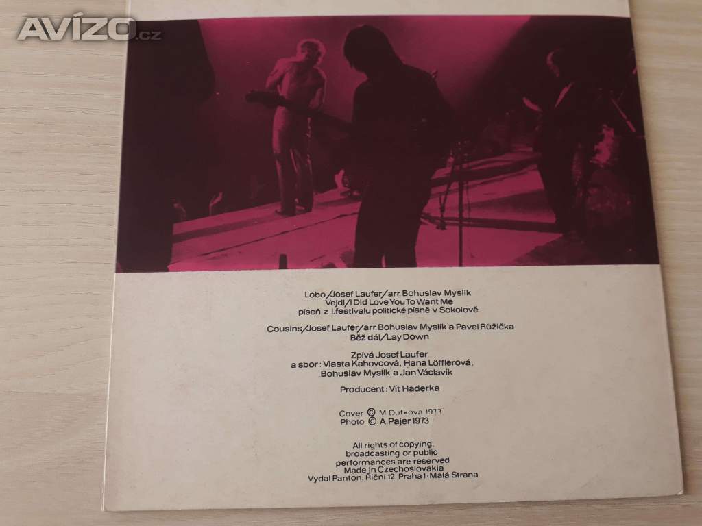 Foto inzerátu Josef Laufer - Vyjdi / Běž dál (1973)