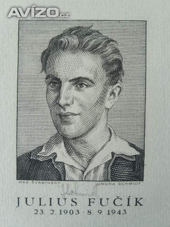 Foto inzerátu Julius Fučík (Max Švabinský, Jindra Schmidt) - grafický list