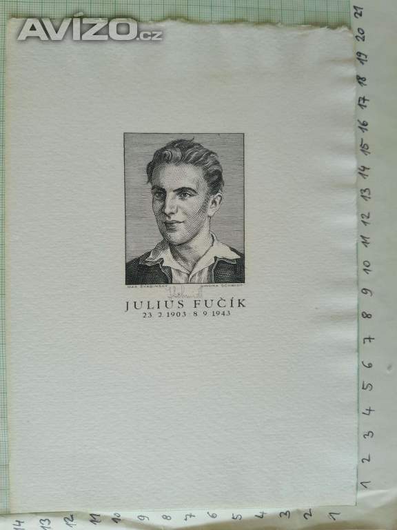 Foto inzerátu Julius Fučík (Max Švabinský, Jindra Schmidt) - grafický list