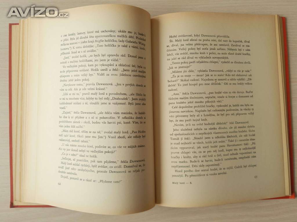 Foto inzerátu Malý lord (F. Hodgson Burnett)