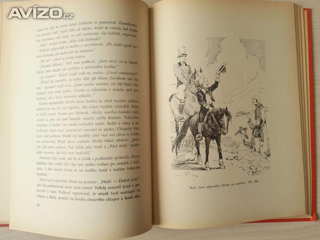 Foto inzerátu Malý lord (F. Hodgson Burnett)
