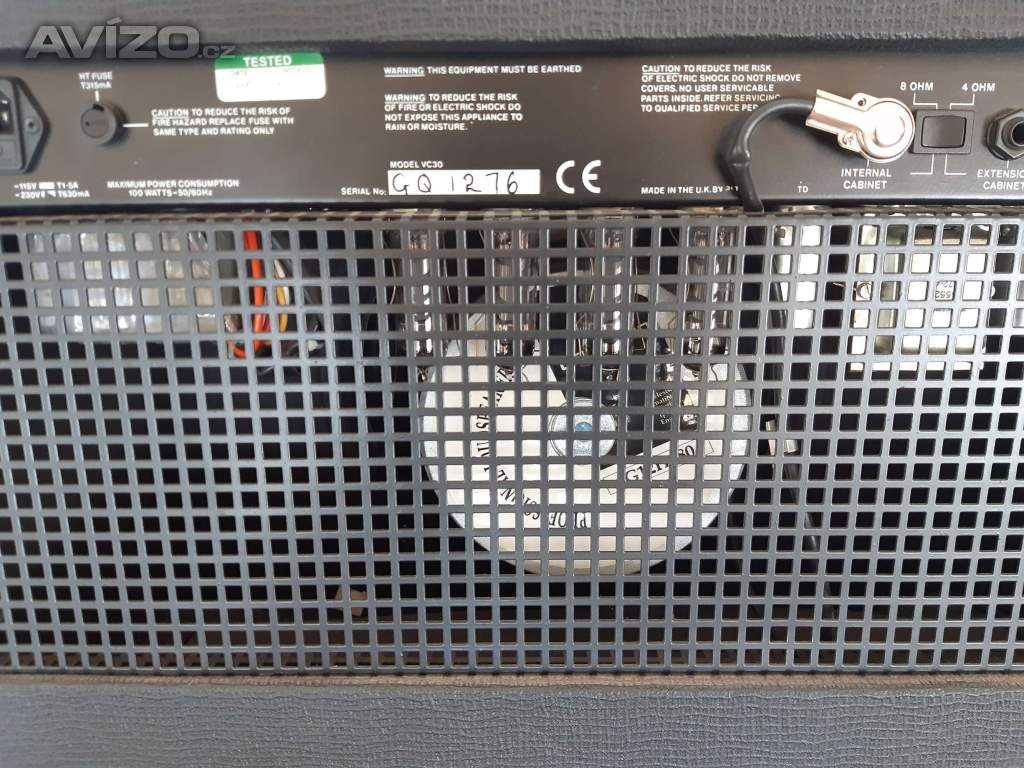 Foto inzerátu Vintage Kombo LANEY VC30 + BOX LANEY GS112VE + nožní spínač