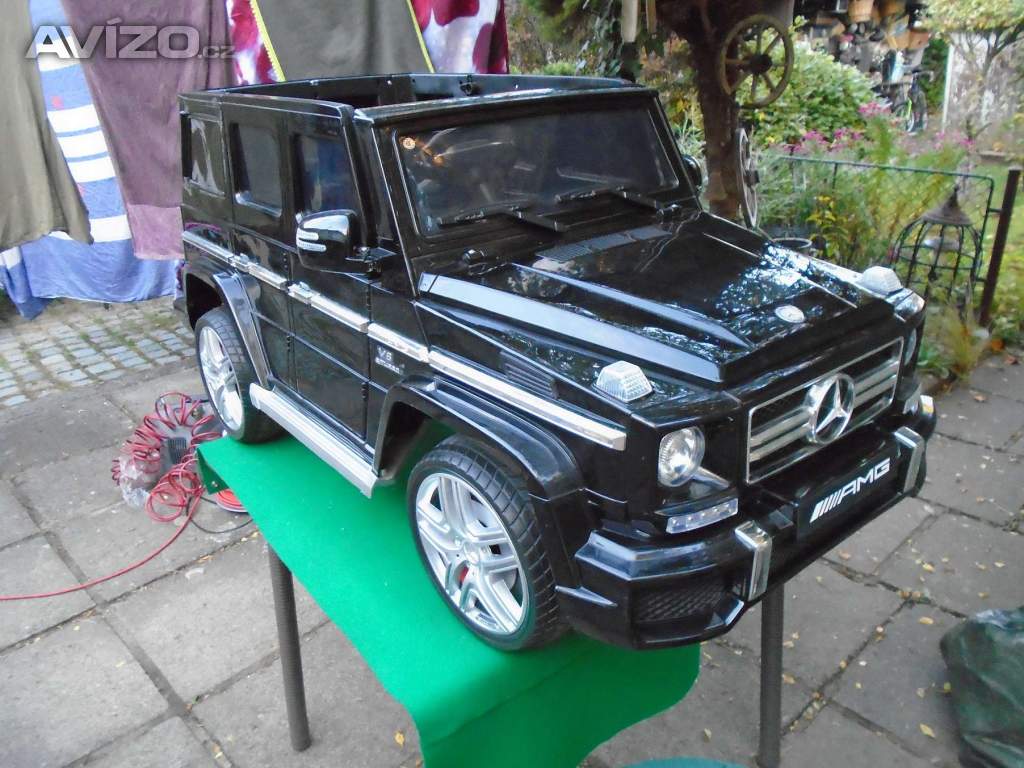 Dětské elektrické auto Mercedes Benz AMG G63 pro 1 dítě pěkný stav zánovní baterie