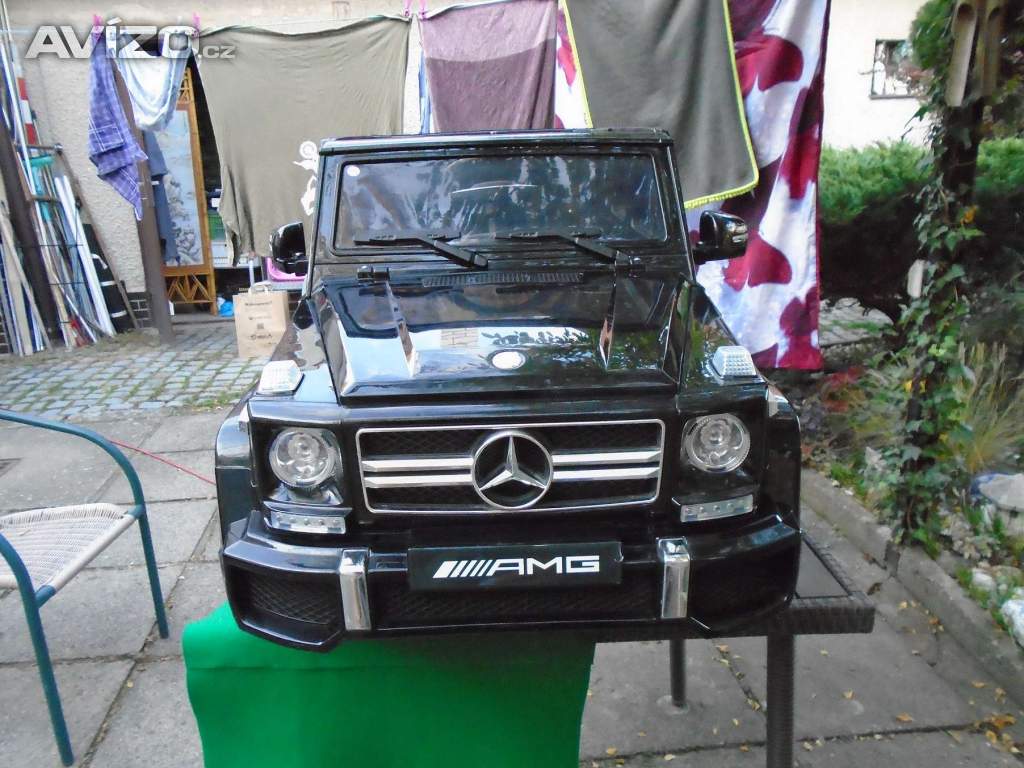 Foto inzerátu Dětské elektrické auto Mercedes Benz AMG G63 pro 1 dítě pěkný stav zánovní baterie
