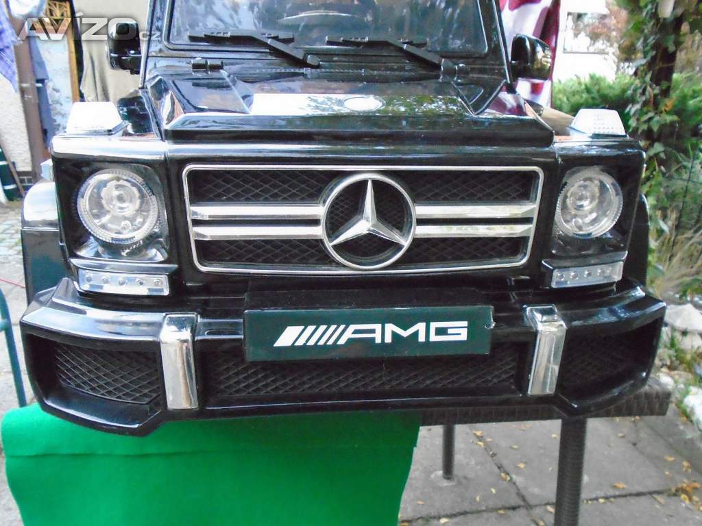 Foto inzerátu Dětské elektrické auto Mercedes Benz AMG G63 pro 1 dítě pěkný stav zánovní baterie