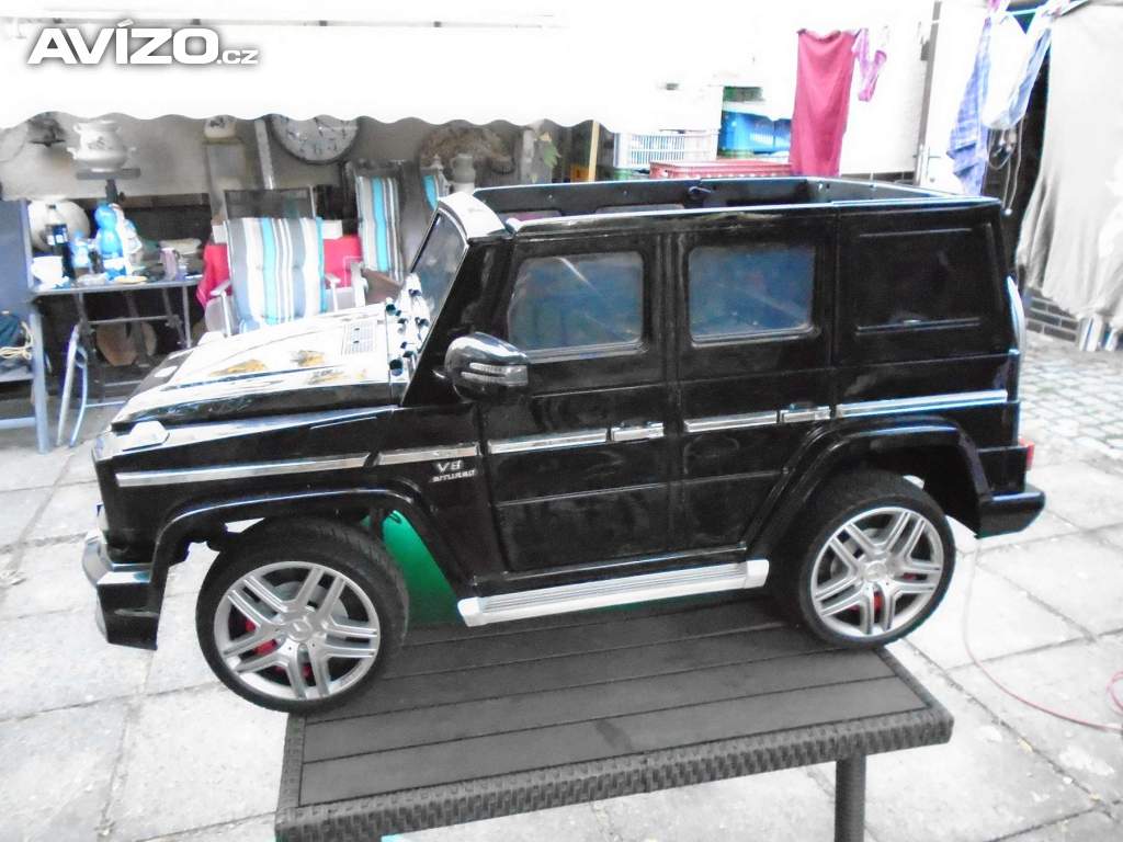 Foto inzerátu Dětské elektrické auto Mercedes Benz AMG G63 pro 1 dítě pěkný stav zánovní baterie
