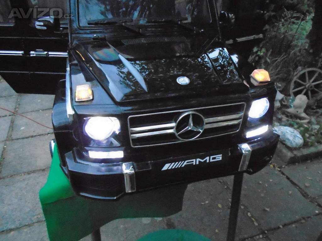 Foto inzerátu Dětské elektrické auto Mercedes Benz AMG G63 pro 1 dítě pěkný stav zánovní baterie