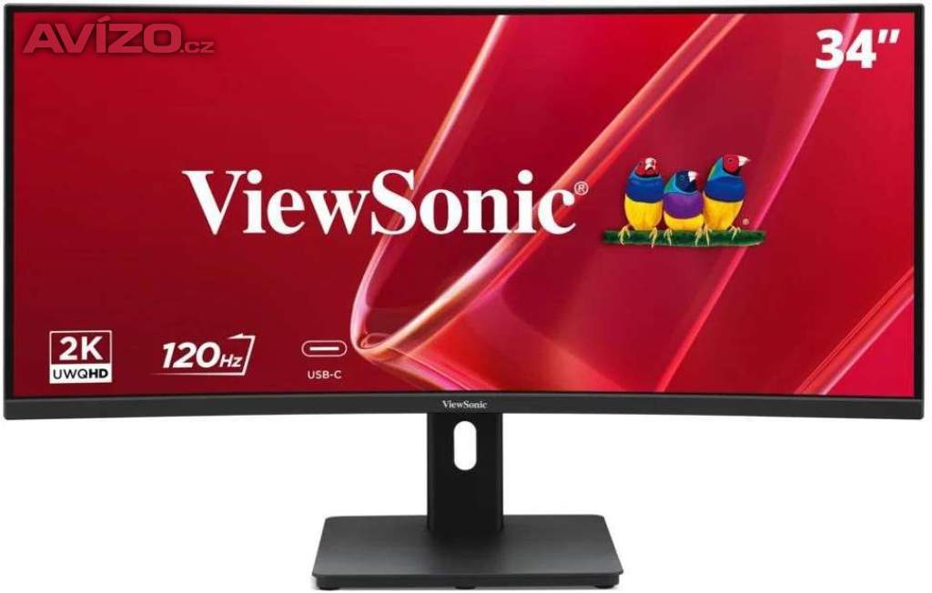 34 ViewSonic VA3420C 2, prohnutý, Ultra Wide QHD,záruka