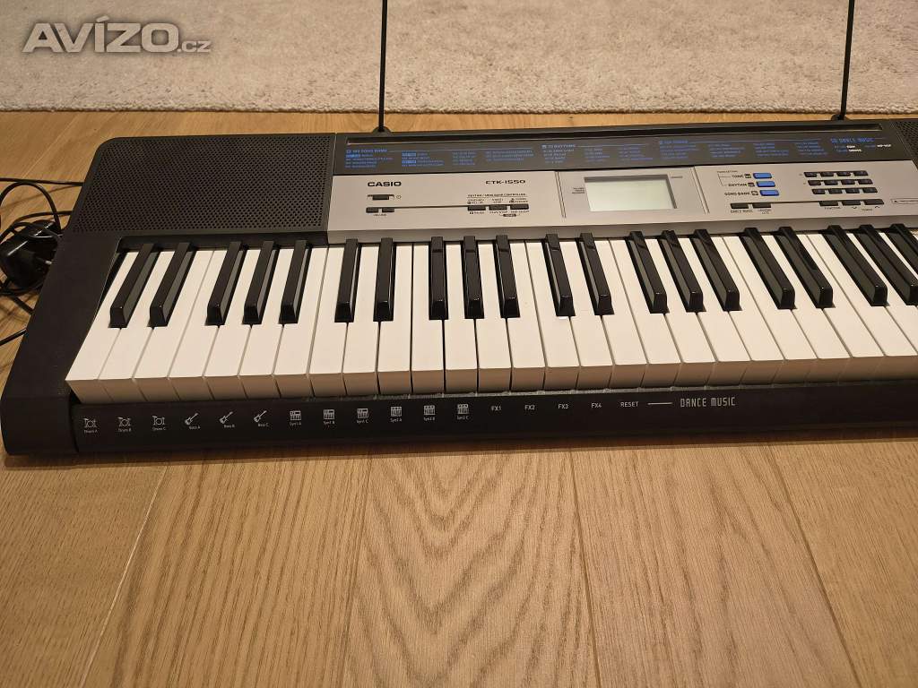 Foto inzerátu Klávesy Casio CTK-1550 