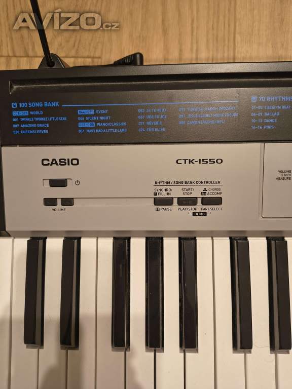 Foto inzerátu Klávesy Casio CTK-1550 