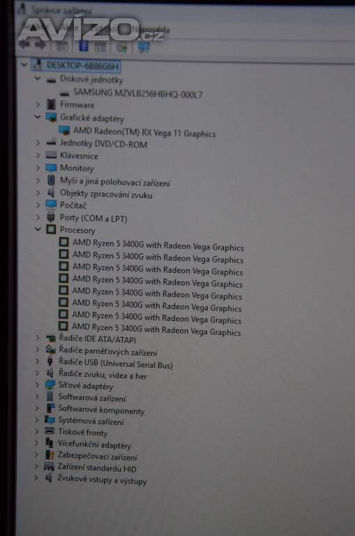 Foto inzerátu Lenovo TC M75s Desktop Ryzen5/16 GB/SSD 256GB/záruka