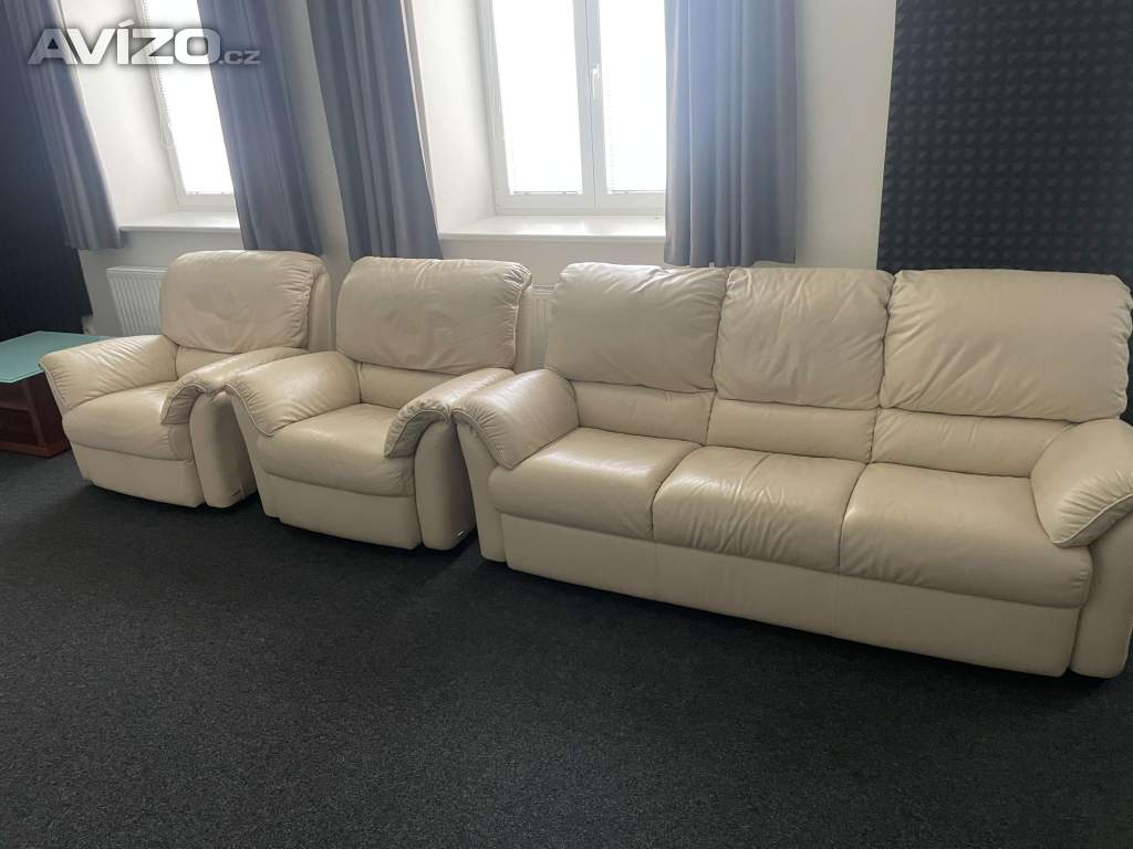 Prodám koženou sedačku 3+1+1