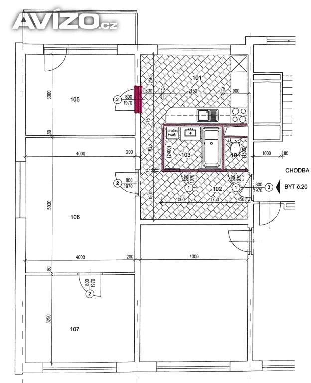 Prodej bytu 3+1 Ostrava Výškovice