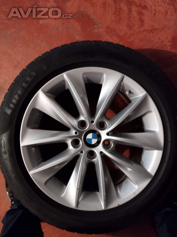 BMW ZIMNÍ KOMPLETY + original příčníky střešního nosiče+original zimní řetězy