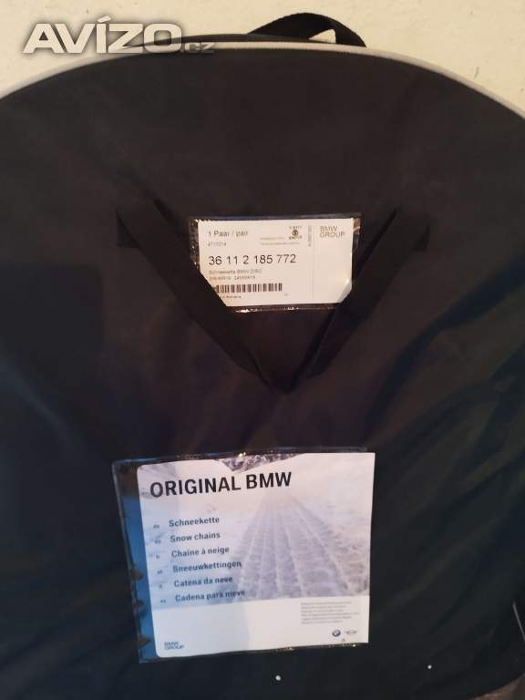Foto inzerátu BMW ZIMNÍ KOMPLETY + original příčníky střešního nosiče+original zimní řetězy