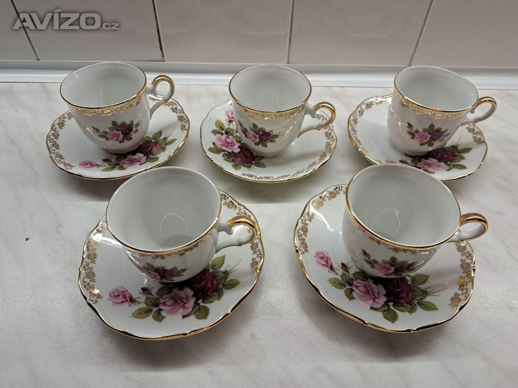 Foto inzerátu Karlovarský porcelán - Cecily 5 sad (120)