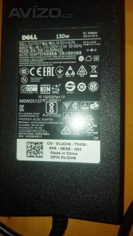 Foto inzerátu Originální adaptér DELL 130 W