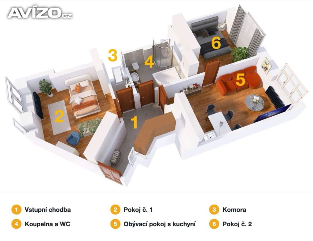 Foto inzerátu Byt 3+kk, 74 m², Smíchov u Vltavy - přímo od majitele
