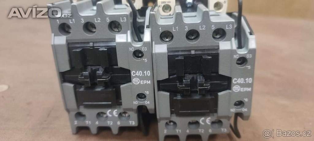 Elektro - chránič, stykač, jistič, ethernet konektor profi 