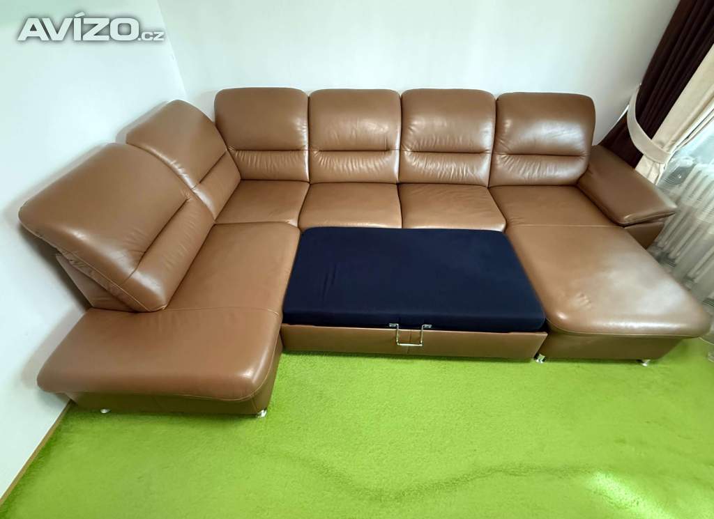 Foto inzerátu Prostorná rozkládací sedací souprava do U 
