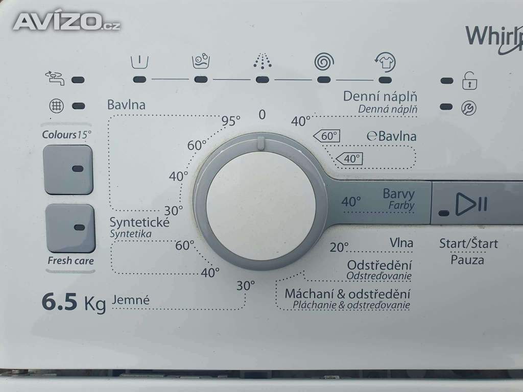 Foto inzerátu PRACKA WHIRLPOOL,HORNI PLNENI,NA 6,5KG,NOVA,NEPOUZITA